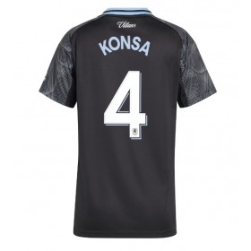 Damen Fußballbekleidung Aston Villa Ezri Konsa #4 Auswärtstrikot 2025-26 Kurzarm